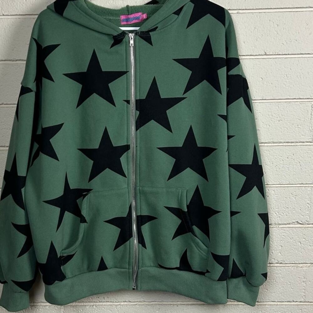 EDIKTED Star at Me Oversized Hoodie size M/L - Picture 5 of 8